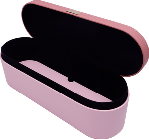 Estuche de Viaje Ovalado Rígido, Ecológico y Clásico de Cuero PU para <span class=keywords><strong>Secador</strong></span> de Pelo Supersonic Modelo M180-1, con Grabado, Portátil y <span class=keywords><strong>Multifuncional</strong></span> - Product Image 1