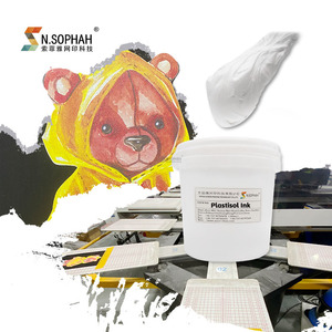 Nhà Máy Outlet bán buôn dệt may in ấn Plastisol mực cho màn hình in ấn - Product Image 4