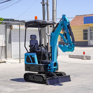 Excavadora hidráulica con ruedas 1,5 T 2.0ton 3 toneladas para túneles de ingeniería Excavadora pequeña para interiores Excavadora sobre orugas de ingeniería - Product Image 2
