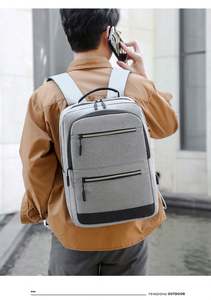 Sac à dos décontracté OEM pour le sport, l'école et les voyages, avec logo personnalisé, port de chargement USB, en Oxford et polyester, fermeture éclair - Product Image 4