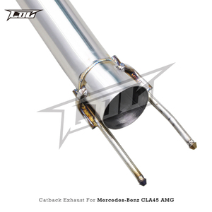 ท่อไอเสีย Catback พร้อมวาล์วสำหรับ Mercedes-Benz CLA45 AMG W117 2.0T ปี 2014-2019 ยี่ห้อ Boska Racing ผลิตจากสแตนเลส - Product Image 6