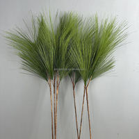 Ranting Pinus Buatan B-437, Ranting Pinus Panjang Berduri, Ranting Pinus Natal Pernikahan, Ranting Pinus Cypress Plastik Buatan