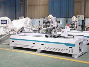 Ahşap Otomatik Kapı Kilitleme Makinesi, Menteşe Delme Tezgahı Dolap Kapısı Yapımı Ahşap İşleme Kilit Deliği Menteşe Delme Makinesi - Product Image 3