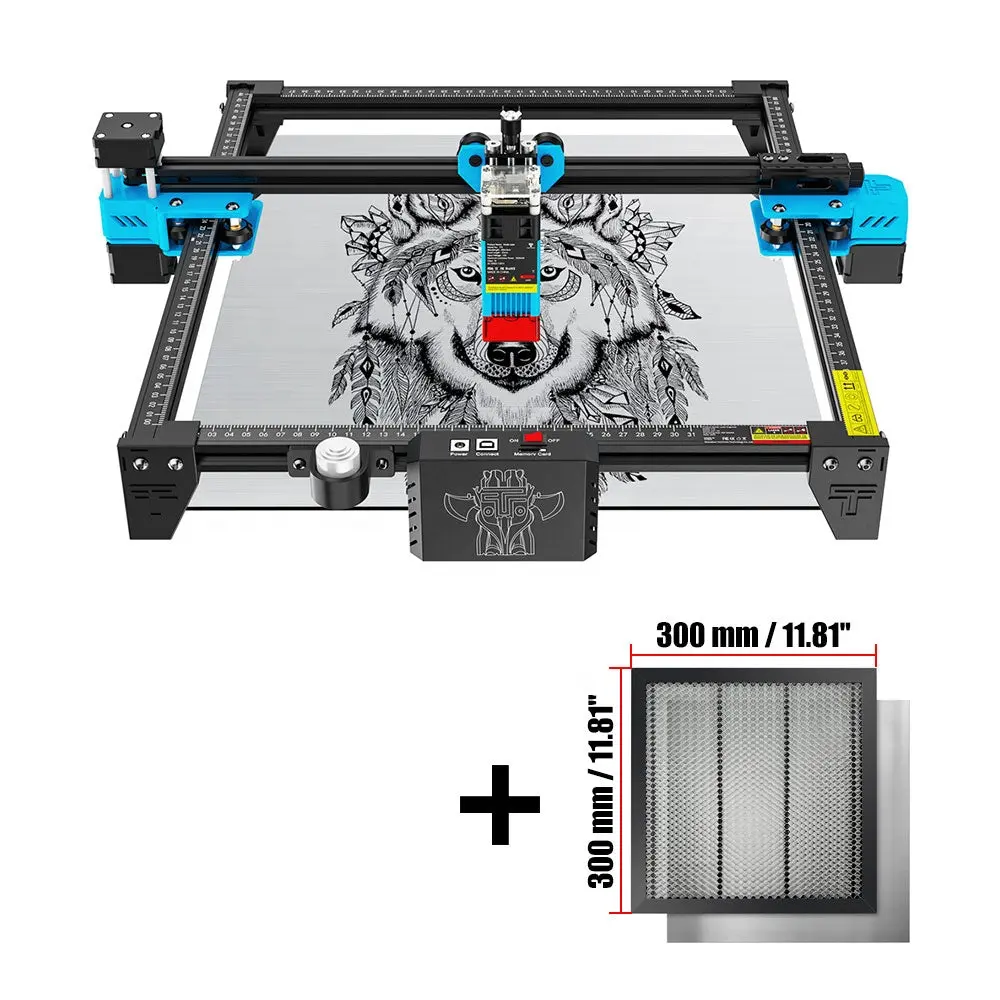 TTS 55 Twotrees 3D Mini Gravur Co2 гравировальный гравер 40 Вт гравировальный лазерный гравировальный станок