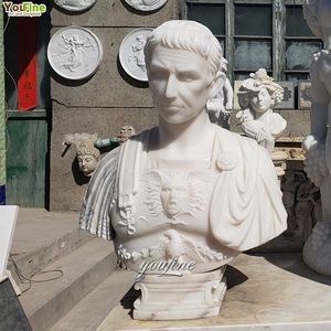 Taille réelle <span class=keywords><strong>de</strong></span> haute qualité artisanat marbre pierre <span class=keywords><strong>buste</strong></span> Jules <span class=keywords><strong>César</strong></span> Statue Sculpture à vendre - Product Image 4