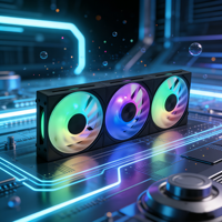 Kipas Casing ARGB 120mm yang Dapat Disambungkan, Kipas Pendingin PC Sistem Daisy Chain, Kipas PWM 4Pin Senyap untuk Kipas Casing Komputer Desktop Gaming