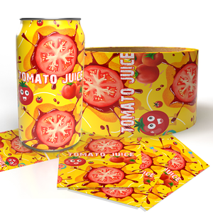 Minfly thiết kế kỹ thuật số in ấn Nhiệt <span class=keywords><strong>PVC</strong></span> Pet bọc thu nhỏ tay áo nhãn CuộN bia lon/chai nước trái cây thu nhỏ nhãn - Product Image 2