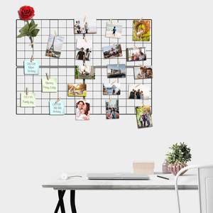 Indah rak topi logam Tampilan Berdiri dinding dipasang <span class=keywords><strong>Panel</strong></span> Grid untuk penggunaan pakaian - Product Image 6