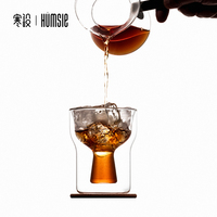 Bouteille d'eau en verre à double paroi, séparation thé et eau, tasse à thé avec infuseur à thé
