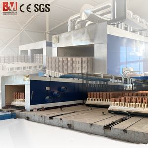 BRICKMAC Horno túnel ladrillos rojos Gas Carbón Eléctrico Horno cocción Máquina automática fabricación ladrillos arcilla - Product Image 1