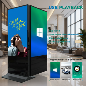 Panel de Pantalla LCD Vertical de Doble Cara para Publicidad, Señalización Digital, Tótem de Pie, Pantalla Táctil Inteligente para Centros Comerciales, Más Vendido - Product Image 4