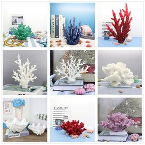 Witte Zee Coral Aquaria & Accessoires Woondecoratie Morden Vis Tank Aanvaardbaar Duurzame Keramiek Wit Koraal - Product Image 6
