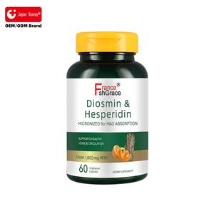 Extractos de Plantas de Diosmina y Hesperidina a Base de Hierbas Personalizados para el Apoyo Saludable de las Venas de las Piernas, Cápsulas de Diosmina y Hesperidina - Product Image 1
