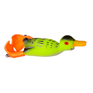 WEIHE Propeller Fin Pato Cebo de pesca 9cm 11,5g Patito Cebo suave Bass Caucho Resina de silicona Simulación Señuelo Cebo - Product Image 5