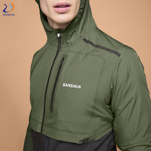 Tùy Chỉnh Không Thấm Nước Theo Dõi Chạy Áo Khoác Thể Thao Pro Đào Tạo Ngoài Trời Polyester Nhẹ Da Áo Khoác Gió Nghỉ Cho Nam Giới - Product Image 2