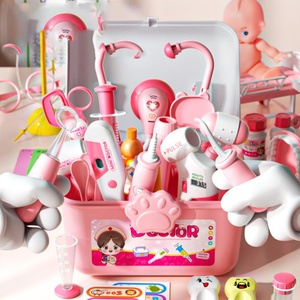 Children's Pretend Play Medical Backpack Storage Box Injection Play House <b>Toy</b> <b>Set</b> Simulation Medicine Box - Product Image 6