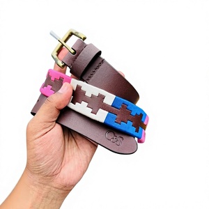 Ceinture pour homme en cuir de vachette de style européen avec boucle en acier, résistante et durable, idéale pour les fêtes, cadeau tendance - Product Image 2