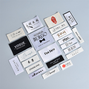 Nhà Máy Giá Tư Nhân Dệt Damask <span class=keywords><strong>Satin</strong></span> Thương Hiệu Thẻ Biểu Tượng Tùy Chỉnh Tag Nghi Thức Cá Nhân vetement Dệt Nhãn Cho Quần Áo In - Product Image 2