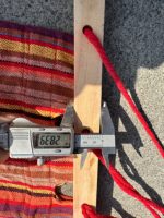 Offre Spéciale en Europe, hamac de camping en coton à rayures rouges d'une capacité de 365lb avec barres d'écartement pour la plage, la cour, le porche et l'extérieur.