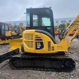 Miniexcavadora Komatsu PC55MR de 5.5 Toneladas, Modelo Japonés, Motor Cummins y Bomba de Componentes Principales Incluidos para Excavación de Alta Calidad - Product Image 2