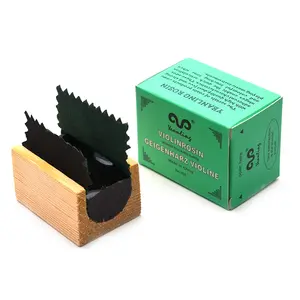 YEANLING Violin Rosin #303 Wooden Box Dust Free and Strong Adherent Rosin for Violin Viola Cello