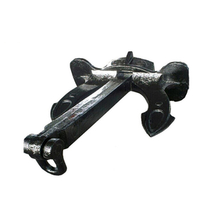 Ancre de bateau robuste en acier noir pour usage marin - Product Image 4