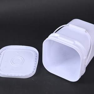 Cubo Cuadrado Blanco Yusu <span class=keywords><strong>con</strong></span> Tapa para Envasado de Azúcar en Polvo, <span class=keywords><strong>Sal</strong></span> y Granos - Product Image 2
