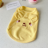 Nouvel adorable gilet de dessin animé pour chien, collection printemps-été
