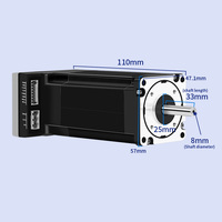 Moteur CC sans balais RB 3000 tr/min 57 mm, servomoteur CC sans balais 150 W, moteur CC sans balais avec arbre de 7,5 mm