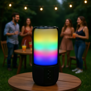 Portable <b>Wireless</b> Speaker With RGB <b>Lights</b> TWS Bluetooth For Home Outdoor Travel Party - Product Image 2