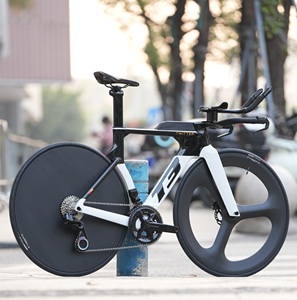 Vélo de triathlon T3/TT Wheeltop sans fil 24 vitesses, roue avant à 3 rayons et roue arrière à disque en carbone, modèle T3 (TT) Wheeltop TX-24S - Product Image 3