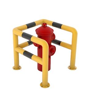 Barrera de seguridad personalizada para hidrantes contra incendios, columna de hormigón de esquina, tubo de acero, ángulo recto, valla de fábrica [No se admite devolución] - Product Image 5