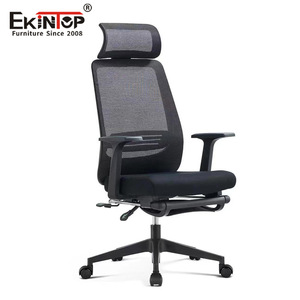 เก้าอี้เกมมิ่ง Ekintop สีดำ ปรับเอนได้ ออกแบบตามหลักสรีรศาสตร์ หมุนได้ พร้อมล้อเลื่อน สำหรับใช้งานที่บ้าน ห้องทำงาน เหมาะสำหรับนั่งทำงานหรือนั่งเรียนเป็นเวลานาน - Product Image 2