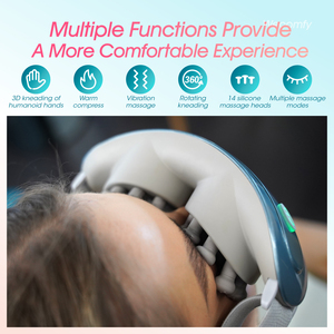 <span class=keywords><strong>Masseur</strong></span> <span class=keywords><strong>oculaire</strong></span> <span class=keywords><strong>Shiatsu</strong></span> avec musique, chaleur, vibrations, pétrissage 3D, appareil intelligent de soin des yeux, massage par roulement HYK-201 - Product Image 2