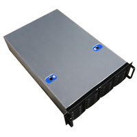 Fabrication de boîtier de serveur en aluminium 19 pouces 2U 4U châssis style ATX avec ventilateur pour équipement réseau et armoires PC