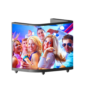 منصة دي جي عالية الجودة لفعاليات حفلات الدي جي والحانات الفاخرة، مجهزة بلوحين أنيقين - Product Image 6