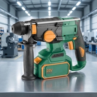 Produit personnalisé RS-8674, kit combiné sans fil 20V 3 pièces, tournevis sans balais, marteau rotatif et mini-meuleuse d'angle