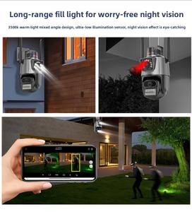 Popolare pistola-Ball collegamento telecamera di sicurezza Wireless visione notturna copertura di 360 gradi senza movimento punti ciechi - Product Image 5