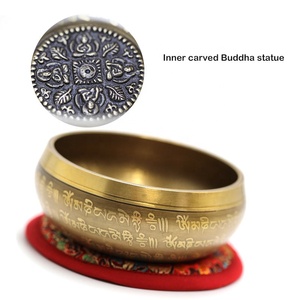 Cuencos budistas hechos a mano para cantar, Meditación de Yoga, sonido curativo, cuenco tibetano para cantar - Product Image 3
