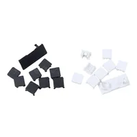 Schraubfußabdeckungen für PS3 Slim 2000 3000, Schraubenloch-Pads, Staubschutz-Stecker, Gummiabdeckungen, Ersatz-Reparatur-Kit für PS3 Slim 2000 3000