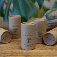 Tube en papier écologique de type poudre, conception personnalisée, conteneur recyclable pour l'emballage de poudre d'épices et de shampoing