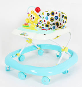 LUCHEN Ali-baba Vente en gros 2021 Nouveau trotteur bébé en plastique PP style plage avec 7 roues pivotantes, jouet de marche pour bébés - Product Image 3
