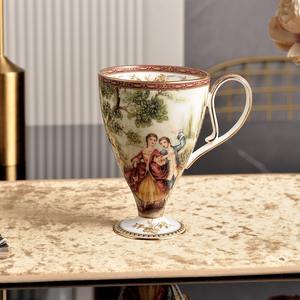 Luxury European Retro Character Bone China <b>Tea</b> <b>Set</b> with Eco-Friendly Features Customizable and Gift Box - Product Image 2