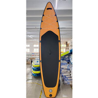 Planche à pagaie gonflable antidérapante avec accessoires de pêche et de SUP