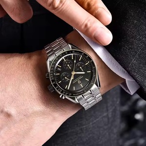 Nuovi <span class=keywords><strong>orologi</strong></span> da polso cronografo al quarzo da <span class=keywords><strong>uomo</strong></span> PAGANI DESIGN 1701 data automatica <span class=keywords><strong>acciaio</strong></span> inossidabile Sport 100m orologio impermeabile relogio - Product Image 6