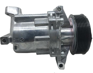 Compresor de Aire Acondicionado Automotriz para Nissan TIIDA <span class=keywords><strong>2008</strong></span>-2019 y <span class=keywords><strong>Renault</strong></span>, 12V, Parte para Acondicionador Eléctrico - Product Image 2