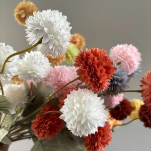 Flores Artificiales, Pequeños Dientes de León Artificiales, Crisantemos de Seda, Ramo de Margaritas Artificiales para Decoración del Hogar - Product Image 2