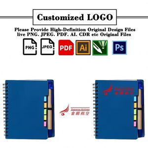 Blocs-notes personnalisés avec logo d'entreprise, imprimés, promotionnels, mémos adhésifs personnalisés pour le bureau, cadeaux d'entreprise - Product Image 2