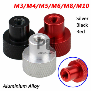 Đai Ốc Tay Lỗ Mù M3 M4 M5 M6 M8 M10 Đai Ốc Bước Có Khía Bằng Hợp Kim Nhôm Có Cổ Áo Đai Ốc Ngón Tay Cái - Product Image 2