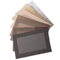 Nouveau Tapis de Table Anti-Chaleur et Antidérapant en PVC Style Européen 2026, Napperons Tissés pour Table de Cuisine – Vente Chaude